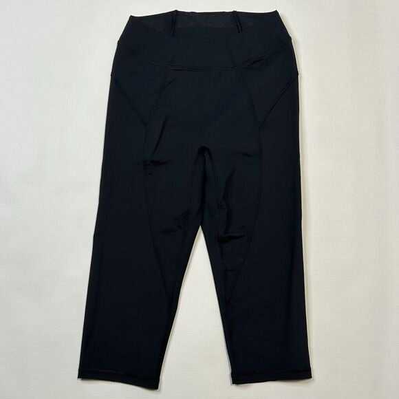 FP Movement Free People Womens Size S Pull On cropped leggings Black Running - Picture 1 of 11